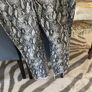 Paige printed denim jeans